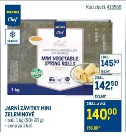 Makro JARNÍ ZÁVITKY MINI ZELENINOVÉ nabídka