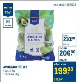 Makro Avokádo půlky nabídka