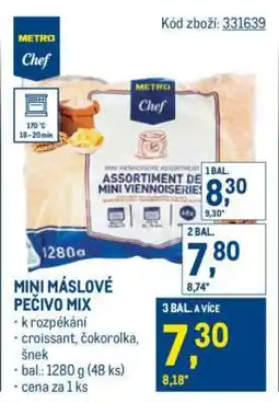 Makro Mini máslové pečivo mix nabídka