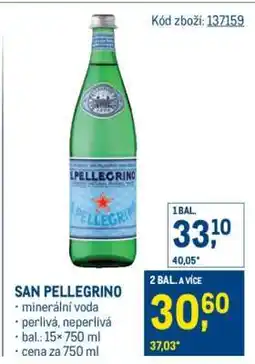 Makro San Pellegrino nabídka