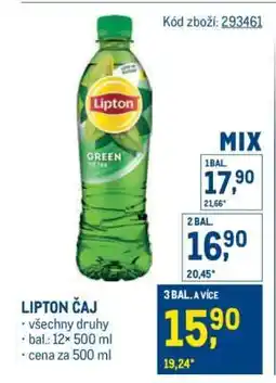 Makro Lipton čaj nabídka