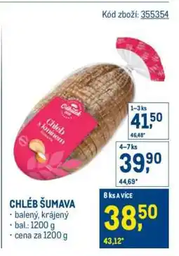 Makro Chléb Šumava nabídka