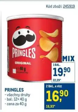Makro Pringles nabídka