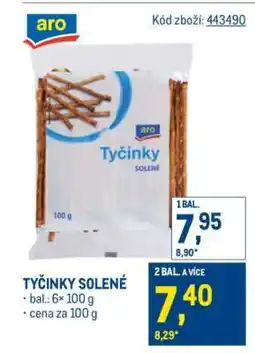 Makro Tyčinky solené nabídka
