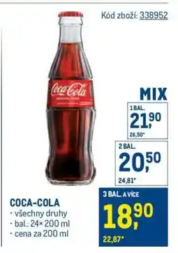Makro COCA-COLA nabídka