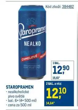 Makro Staropramen nabídka