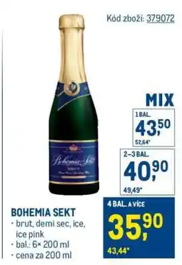 Makro Bohemia Sekt nabídka