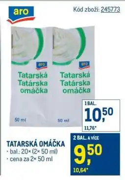 Makro Tatarská omáčka nabídka