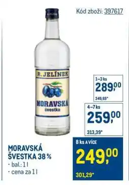 Makro MORAVSKÁ ŠVESTKA 38 nabídka