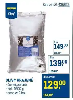 Makro Olivy krájené nabídka
