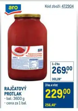 Makro Rajčatový protlak nabídka