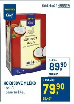 Makro Kokosové mléko nabídka
