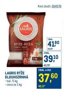 Makro Lagris rýže dlouhozrnná nabídka