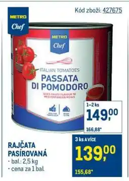 Makro RAJČATA PASÍROVANÁ nabídka