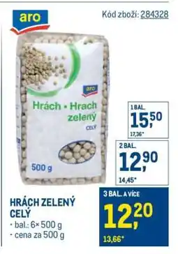 Makro Hrách zelený celý nabídka