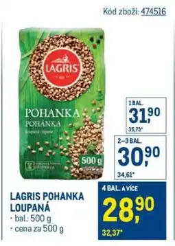 Makro Lagris pohanka loupaná nabídka