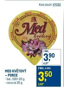 Makro Med květový – porce nabídka