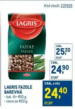 Makro Lagris fazole barevná nabídka