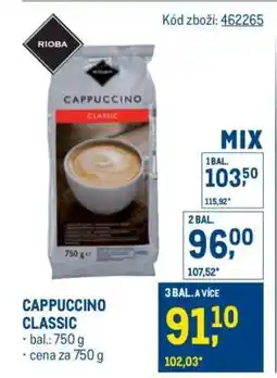 Makro CAPPUCCINO CLASSIC nabídka