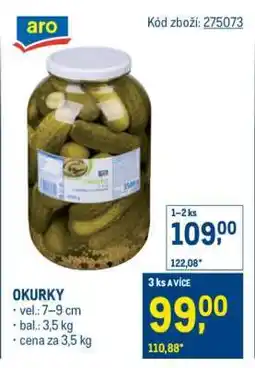 Makro Okurky nabídka