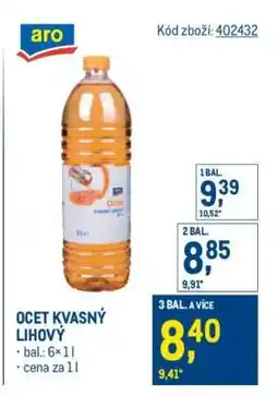 Makro Ocet kvasný lihový nabídka