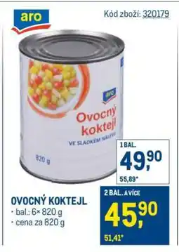 Makro Ovocný koktejl nabídka