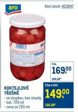 Makro Koktejlové třešně nabídka