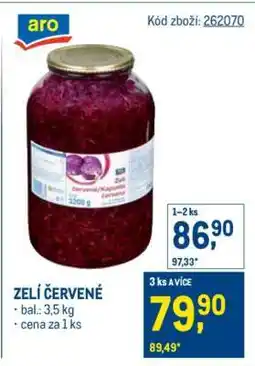 Makro Zelí červené nabídka