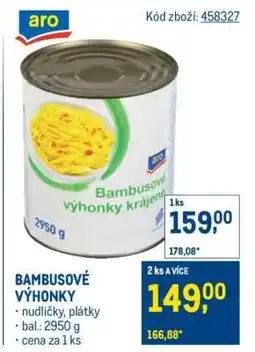 Makro Bambusové výhonky nabídka