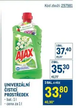 Makro Univerzální čisticí prostředek nabídka