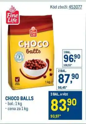 Makro Choco balls nabídka