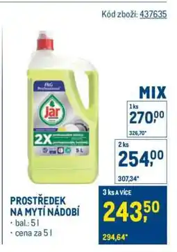 Makro Prostředek na mytí nádobí nabídka