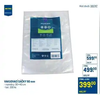 Makro VAKUOVACÍ SÁČKY 90 mm nabídka