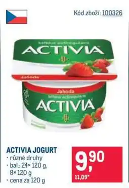 Makro Activia jogurt nabídka
