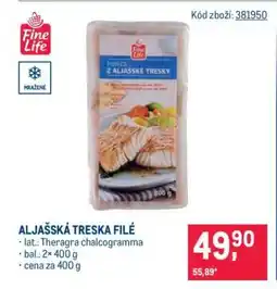 Makro Aljašská treska filé nabídka