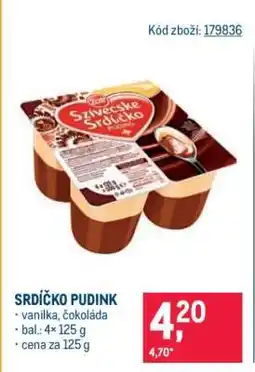 Makro SRDÍČKO PUDINK nabídka