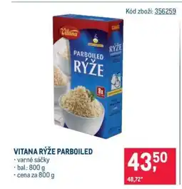 Makro Vitana rýže parboiled nabídka