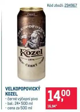 Makro Velkopopovický Kozel nabídka