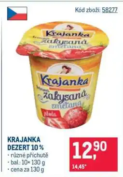 Makro Krajanka dezert 10 % nabídka