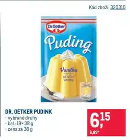 Makro Dr.Oetker pudink nabídka