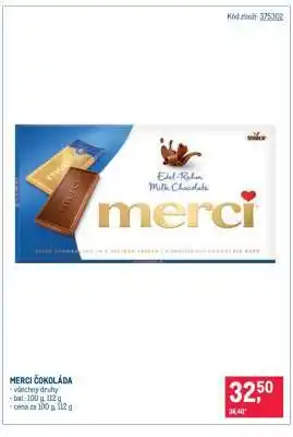 Makro Merci Čokoláda nabídka
