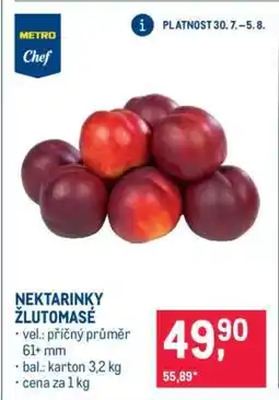 Makro Nektarinky žlutomasé nabídka