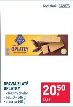 Makro Opavia Zlaté Oplatky nabídka