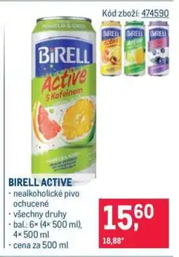 Makro Birell Active nabídka