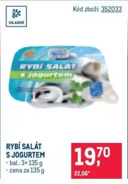 Makro Rybí salát s jogurtem nabídka