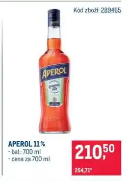Makro Aperol 11 % nabídka