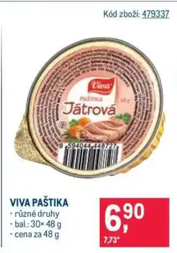 Makro Viva Paštika nabídka