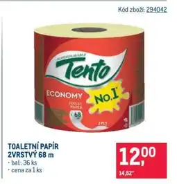 Makro Toaletní papír 2vrstvý 68 m nabídka