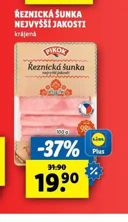Lidl Řeznická šunka nejvyšší jakosti nabídka