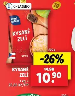 Lidl Kysané zelí nabídka